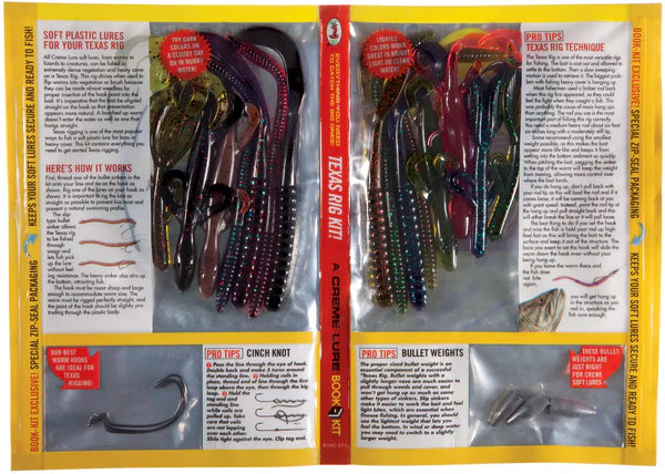 Creme Lures 18 Pc. Texas Rig Jig Book Kit
