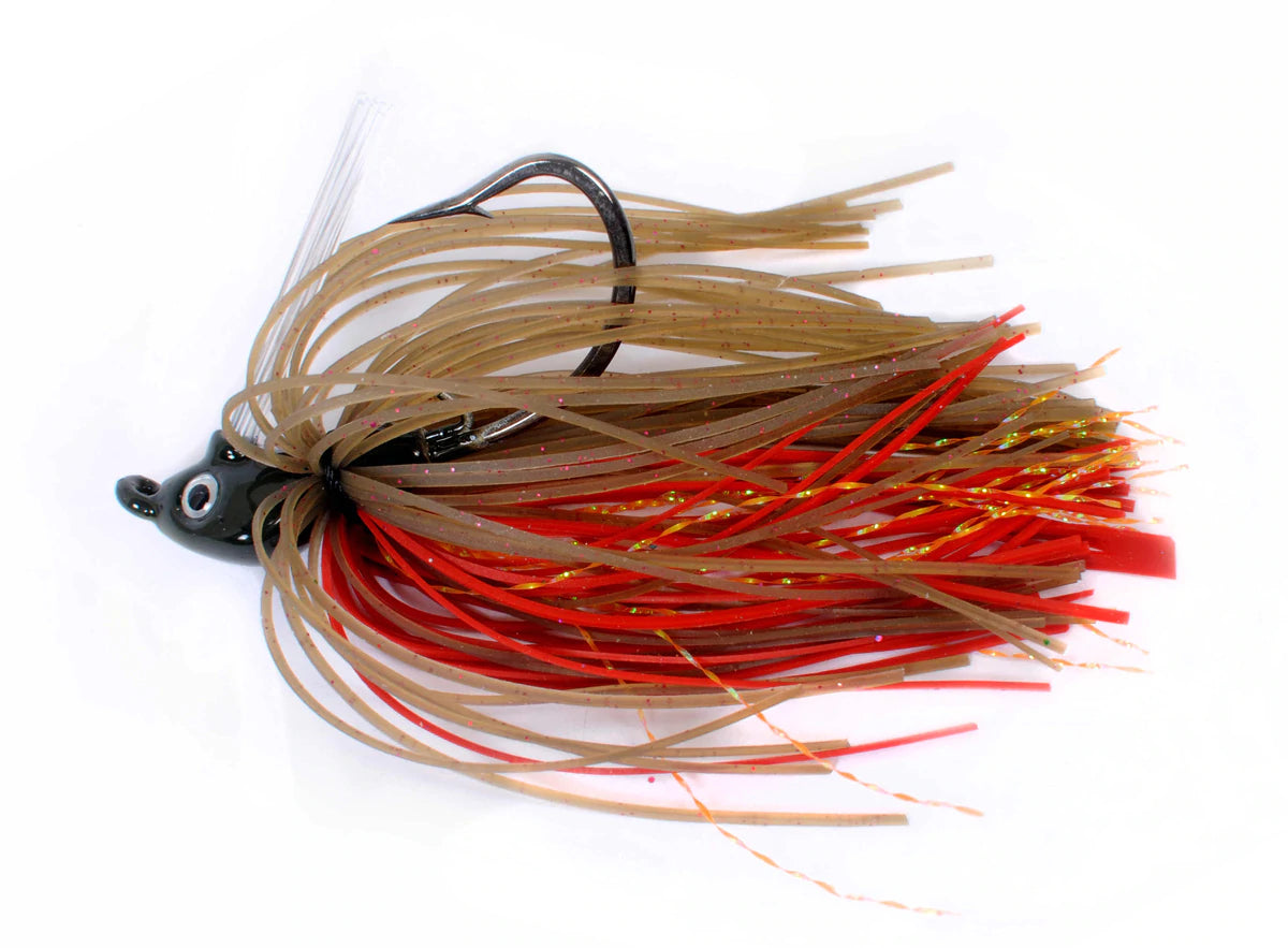 Trophy Bass Swim Jig 2-Pack 1/4 oz - Red Craw