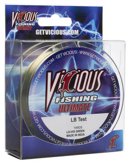 Vicious Fishing - Ultimate Lo-Vis Green Mono - 330 Yards