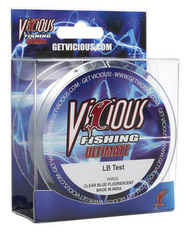 Vicious Fishing - Ultimate Mono - Clear Blue Flourescent