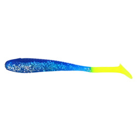 Knockin Tail Lures - 4" Blue Ice Limetreuse 6 per pack