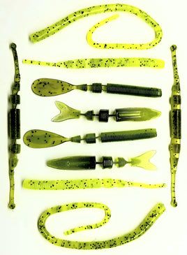 LFT Lures - Hissy Fit Trailer Kit - Green Chartreuse