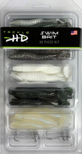 Tackle HD Swim Bait 36-Piece Kit