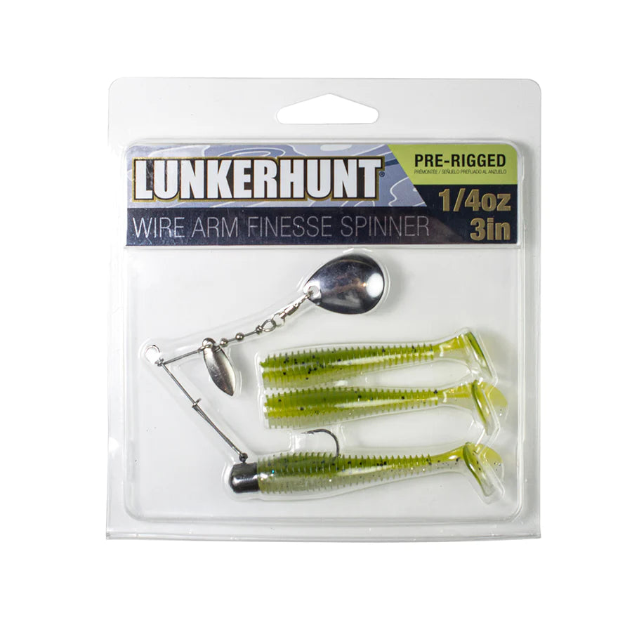 Wire Arm Finesse Kit - Spinner Bait - Lunkerhunt Sexy Melon